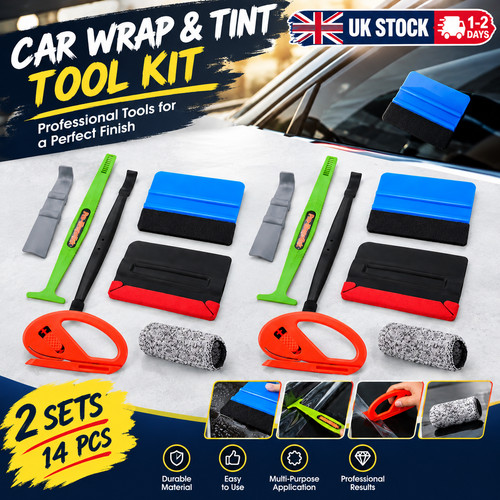 14pcs car wrap vinyl - 14pcs, tool