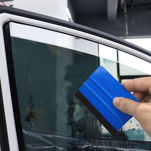 Car window film installation - car,
