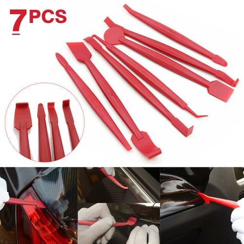 7pcs red car vinyl wrap - 7pcs, tool