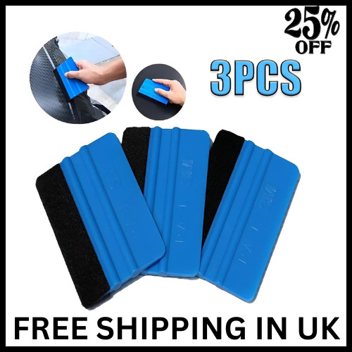 3pcs car vinyl wrap - wrap, squeegee